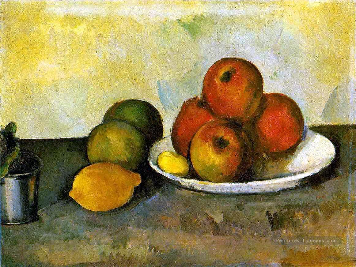 Nature morte aux pommes Paul Cézanne Peintures à l'huile